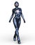 3D CG rendering of active woman