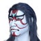 3D CG rendering of Kabuki acter