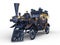 3D CG rendering of Steam Hearse