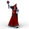 3D CG rendering of wizard