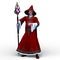3D CG rendering of wizard