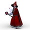 3D CG rendering of wizard