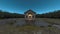 3D CG rendering of wooden house