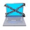 3d Chained laptop