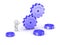 3D Character and Large Gears