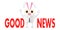 3d character , rabbit , good news