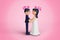 3d character romantic wedding couple moments