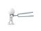 3D Character wielding a tunning fork