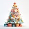 3D Christmas Tree Toy with Presents Gift Box