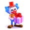 3d Clown gift