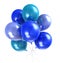 3d color helium balloon