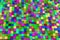 3d colored cubes background, color mosaic.