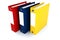 3d colorful dossiers folders