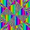 3d colorful geometric color gradient pattern manipulation