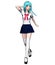 3D comics cosplay anime girl