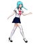 3D comics cosplay anime girl