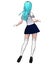 3D comics cosplay anime girl