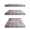 3D concrete shelf isolate background. Background for product display concept.