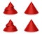 3d conical shape 4 or 5 levels