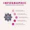 3d, Core, Forming, Design Infographics Presentation Template. 5 Steps Presentation