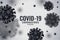 3d coronavirus infection spread covid-19 pandemic background