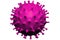 3d Coronavirus virus cell isolated