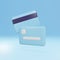 3d credit cards icon for contactless payments, online payment concept. Vector illustration