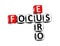 3D Crossword Focus Euro on white background