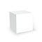 3D Cube. Vector illustration for your design. Mock Up Template.