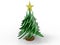 3D cutout pieces Christmas tree