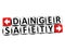 3D Danger Safety Button Click Here Block Text