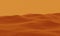 3D  desert topography. Sand dune. Abstract terrain illustration