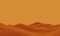 3D  desert topography. Sand dune. Abstract terrain illustration