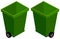 3D design for green trashcans