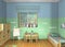 3D design. Toddlersâ€™ room