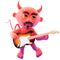 3d Devil guitarist