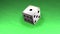 3D Dice on Table Animation - 1 Number