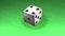 3D Dice on table animation - 4 number