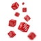 3D discount boxes dice for store market and shop. Sale promotional concept. 3d discount sale design. Discount Sale 3d.