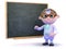 3d Doctor at the blackboard