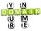 3D Domain Your Name Crossword