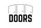 3d Door distribution logo concept