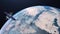 3D Earth, glob binary code background 4K loopable