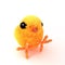 3d Easter chick sitting