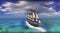 3d effect - sailing ship ai-generated