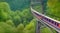 3d effect - Wuppertaler suspension railway - ai-generated