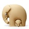 3D elephant happy fathers day