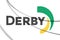 3D Emblem of Derby Kansas, USA.