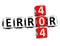 3D Error 404 Crossword