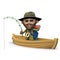 3d Explorer goes fishing on his boat